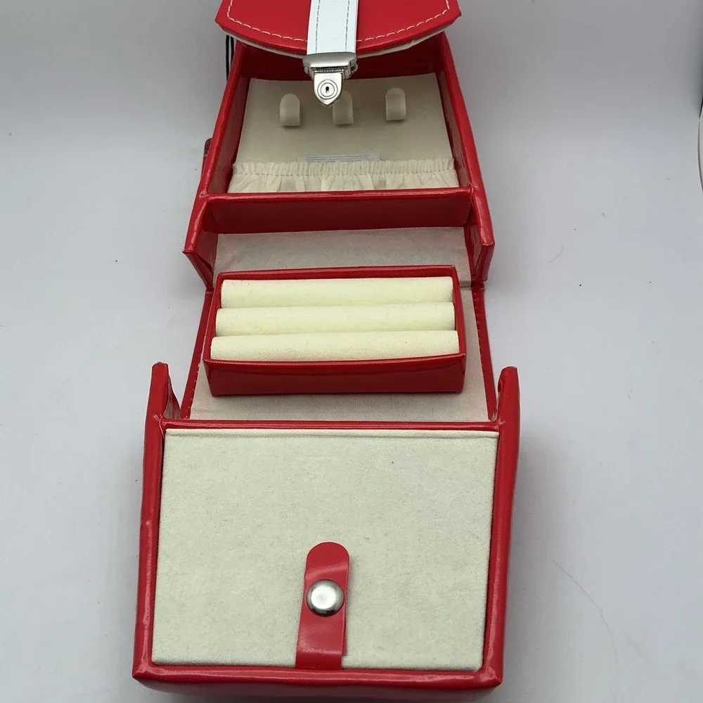 Miniature Faux Leather Jewelry Bag, Rite Aid, New with Tag‎